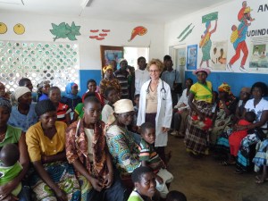 HIV/AIDS patients waiting for their monthly medications