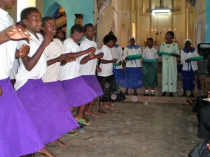 Celebration at Christmas Mass